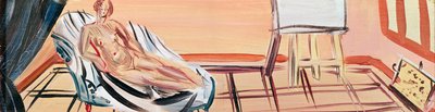 Nude with an Easel (öljy kankaalle) tekijältä Raoul Dufy