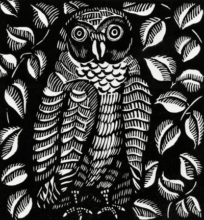 Pöllö, Guillaume Apollinairen runoon Le hibou, Le Bestiaire ou Cortege d