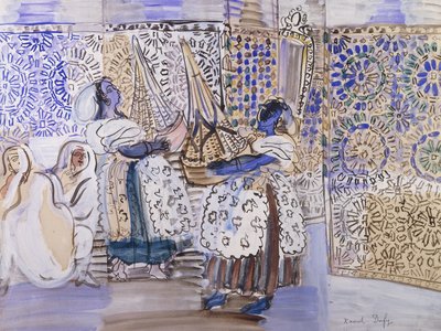 Vastaanotto Marrakeshissa; Vastaanotto Marrakeshissa tekijältä Raoul Dufy