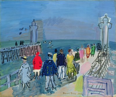 Trouvillen laituri tekijältä Raoul Dufy