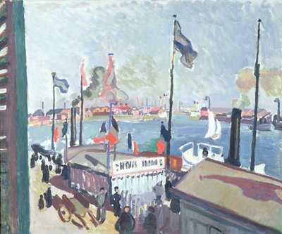 Le Havren satama tekijältä Raoul Dufy