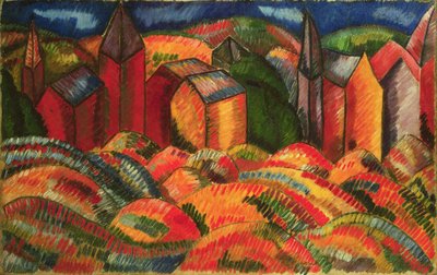 Sainte-Adressen punaiset talot tekijältä Raoul Dufy