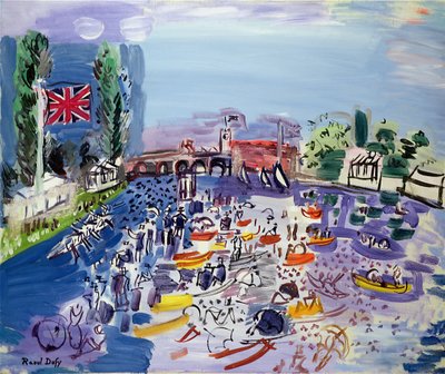 Henleyn regatta, n.1930 tekijältä Raoul Dufy