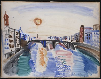 Arno joki, Firenze tekijältä Raoul Dufy