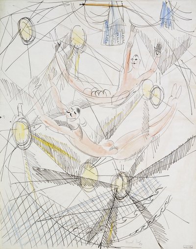 Trapetsit; Les Trapezistes tekijältä Raoul Dufy