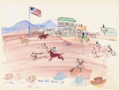 Tucson Rodeo tekijältä Raoul Dufy