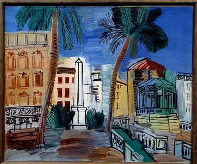 Näkymä Hyeresin obeliskista tekijältä Raoul Dufy