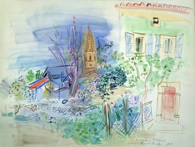 Näkymä Perpignaniin tekijältä Raoul Dufy