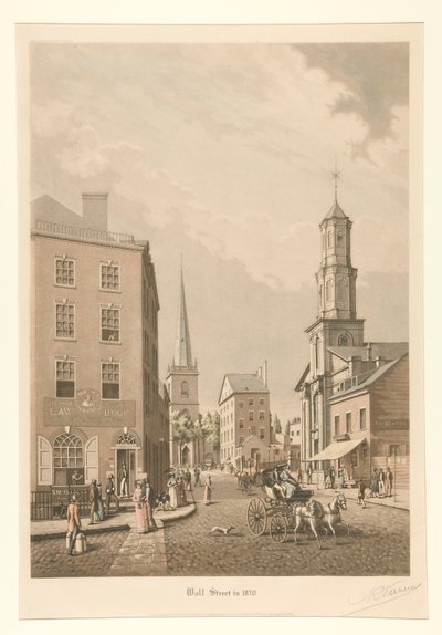 Wall Street vuonna 1820 tekijältä Raoul Varin