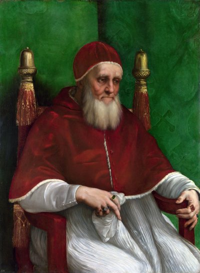 Paavi Julius II:n muotokuva tekijältä Raphael