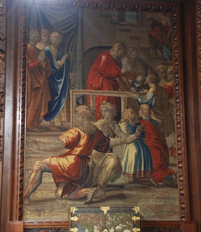 Ananiaksen kuolema, Mortlaken työpaja tekijältä after Raphael