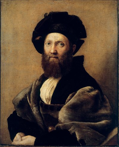 Baldassare Castiglionen muotokuva (Öljy kankaalle tekijältä Raphael