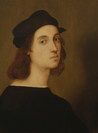 Omakuva (öljy paneelissa) tekijältä Raphael