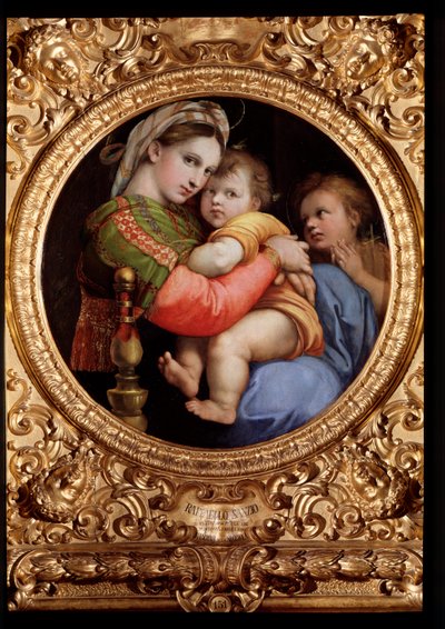 Tuolin madonna - öljy puulle tekijältä Raphael