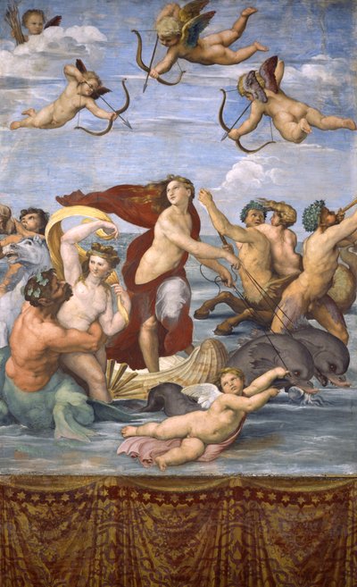 Galatean voitto, noin 1511 (fresko) tekijältä Raphael