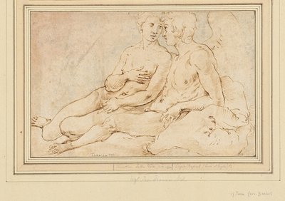 Cupid and Psyche, noin 1540. tekijältä Raphael