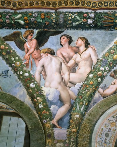 Amor ja kolme armoa, 1517-1518. tekijältä Raphael