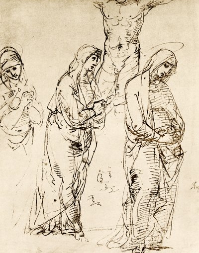 Jumalanäidille ristin alla osoitetut mallit tekijältä Raffaello Sanzio Raphael