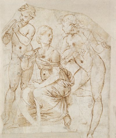 Ryhmä muusikoita, 1500-luvun alku tekijältä Raphael