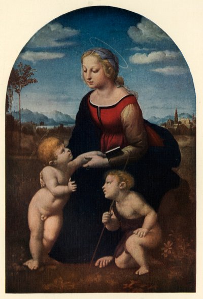 Kaunis puutarhuri, 1507, s. 1912 tekijältä Raffaello Sanzio Raphael