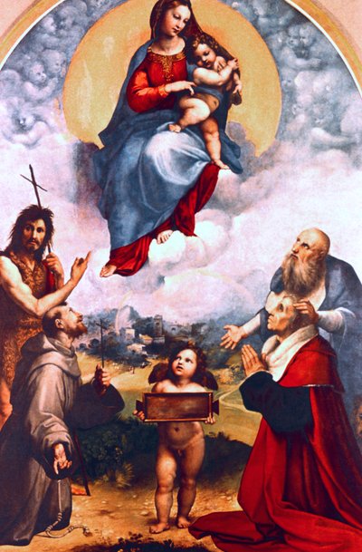 Madonna Folignosta, c1511-1512 tekijältä Raffaello Sanzio Raphael