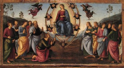 Fanon alttaritaulun Predella-paneeli, 1497 tekijältä Raffaello Sanzio Raphael