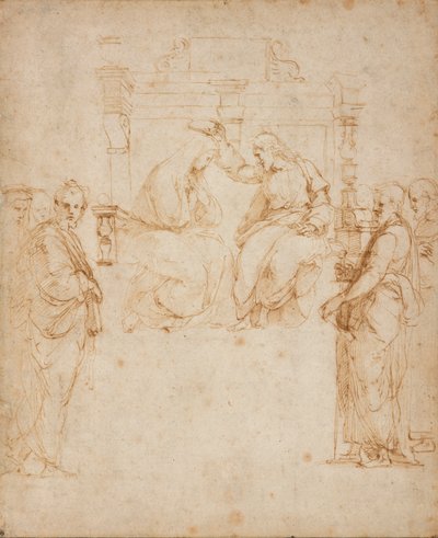 Neitsyen kruunaus, 1500-luvun alku tekijältä Raphael