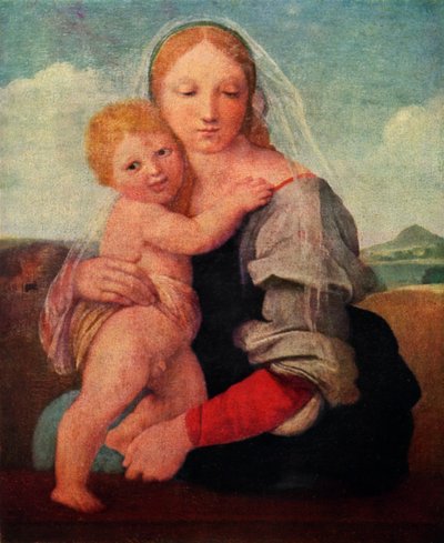 Mackintosh Madonna, c1510-1512, 1929 tekijältä Raffaello Sanzio Raphael