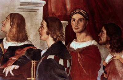 Messu Bolsenassa, yksityiskohta, 1512 tekijältä Raffaello Sanzio Raphael