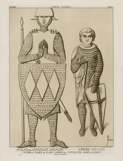 Brocard of Charpignie, ritari - sotilas, 1200-1220 tekijältä Raphael Jacquemin