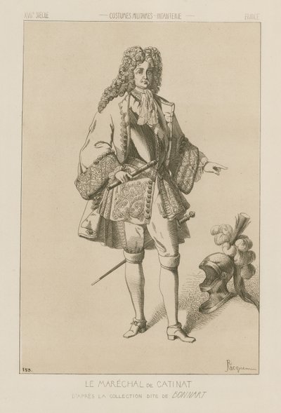 Nicolas Catinat, Ranskan marsalkka (16371712) tekijältä Raphael Jacquemin