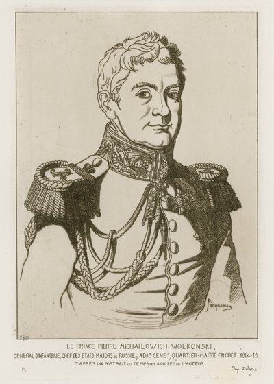 Ruhtinas Pierre Mihailovitš Wolkonski tekijältä Raphael Jacquemin