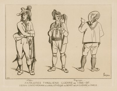 Tirolin patriootit, sota 1796-1797 tekijältä Raphael Jacquemin