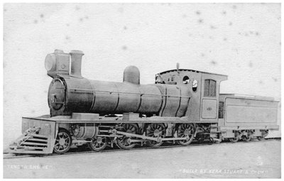 4-6-0-moottori, Kerr, Stuart and Co rakentama höyryveturi, 1900-luvun alku. tekijältä Raphael Tuck