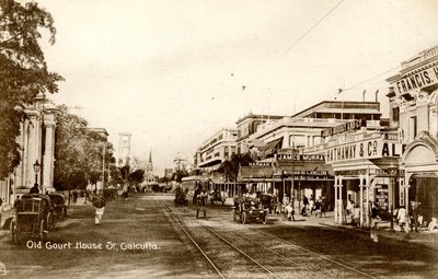 Old Court House St. Calcutta, n. 1900-20 (seepiakuva) tekijältä Raphael Tuck and Sons