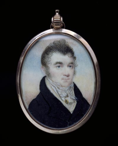J. S. Willettin muotokuva, n. 1810 (akvarelli norsunluulla) tekijältä Raphaelle Peale