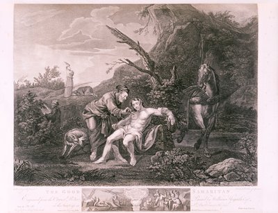 Laupias samarialainen, 1772 tekijältä Ravend