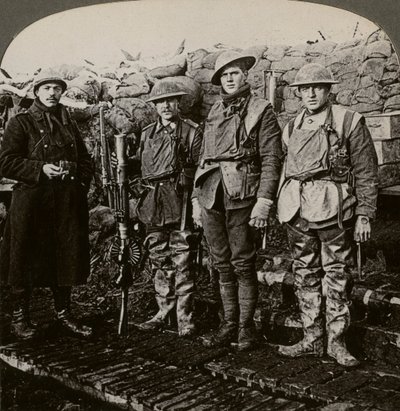 Lewis-konepistoolit, Hollebeke, Belgia, Ensimmäinen maailmansota, 1914-1918. tekijältä Realistic Travels Publishers