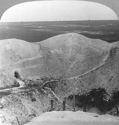 Miinakraatteri La Boissellessa, Somme, Ranska, ensimmäinen maailmansota, c1916-c1918 tekijältä Realistic Travels Publishers