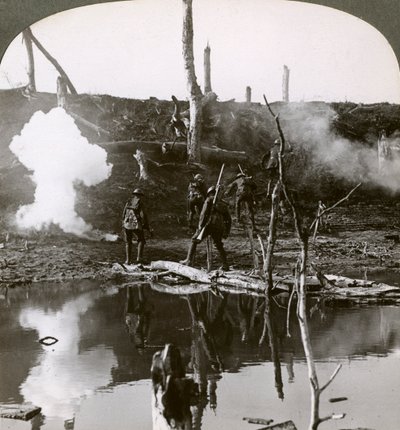 Ancre-joen ylittäneet sotilaat, Sommen taistelu, Ranska, ensimmäinen maailmansota, 1916. tekijältä Realistic Travels Publishers