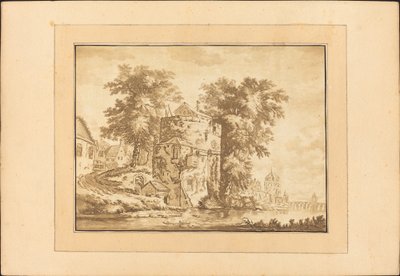 hollantilainen maisema tekijältä Regina Schönecker after Abraham Rademaker