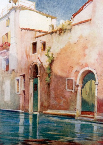 Sivukanava (värilitografia) tekijältä Reginald Barratt