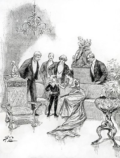 Kuvitus Little Lord Fauntleroylle (kaiverrus) tekijältä Reginald Bathurst Birch