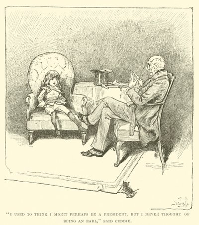 Kuvitus Little Lord Fauntleroylle tekijältä Reginald Bathurst Birch