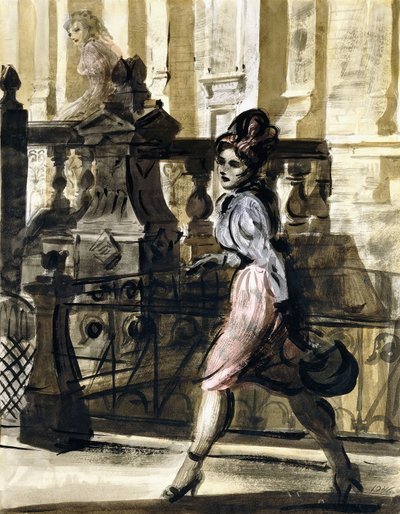 Keskustan kävely tekijältä Reginald Marsh