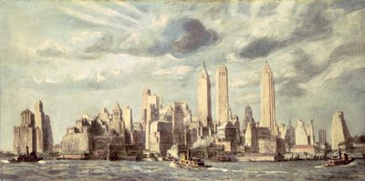 Lower Manhattan tekijältä Reginald Marsh
