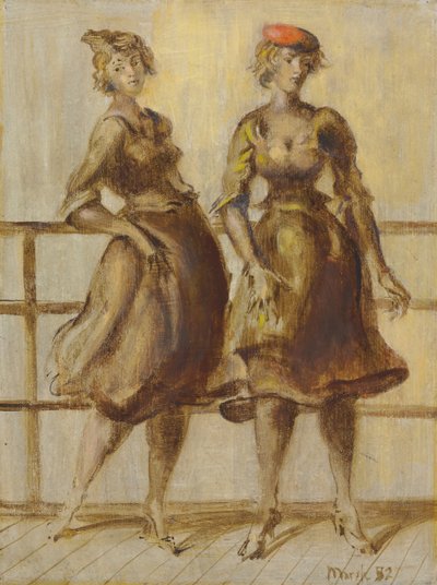 Kaksi naista tekijältä Reginald Marsh