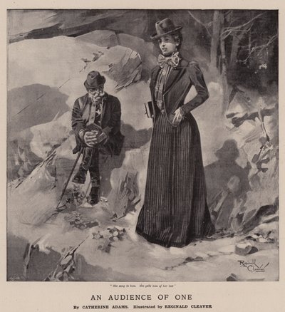 Yhden hengen yleisö (kaiverrus) tekijältä Reginald Thomas Cleaver
