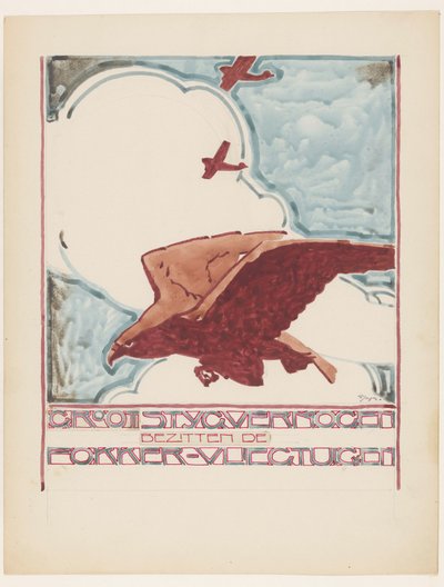 Fokker-koneella on suuri nostokyky (alkuperäinen nimi esineessä) tekijältä Reijer Stolk (signed by artist)