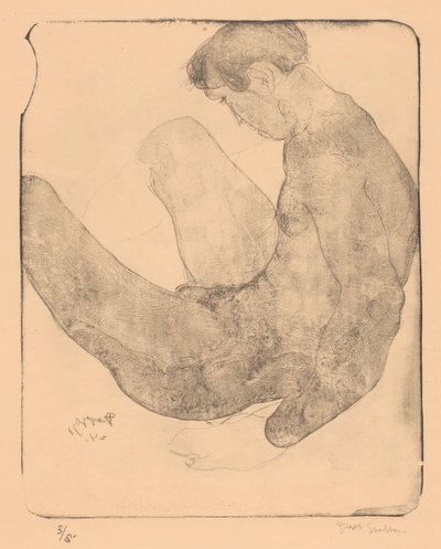Alaston mies polvet koholla tekijältä Reijer Stolk (signed by artist)